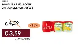 Prezzemolo e Vitale Bonduelle mais offerta