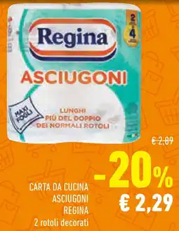 Conad Superstore Carta da cucina asciugoni REGINA offerta