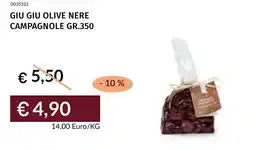 Prezzemolo e Vitale Giu giu olive nere campagnole offerta
