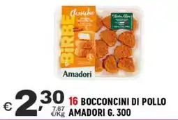A&O 16 bocconcini di pollo AMADORI offerta