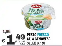 A&O Pesto fresco alla genovese SELEX offerta