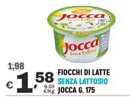 A&O Fiocchi di latte senza lattosio JOCCA offerta
