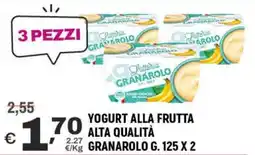 A&O Yogurt alla frutta alta qualità GRANAROLO offerta