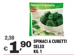 A&O Spinaci a cubetti SELEX offerta