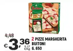A&O 2 pizze margherita BUITONI offerta