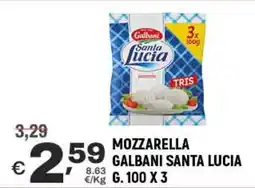 A&O Mozzarella galbani santa lucia offerta