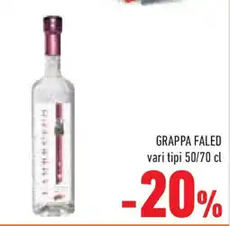 Conad Superstore Grappa faled vari tipi offerta