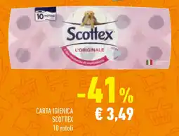 Conad Superstore Carta igienica SCOTTEX offerta