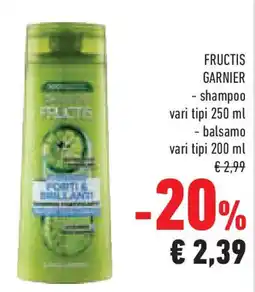 Conad Superstore Fructis GARNIER-shampoo-balsamo vari tipi offerta