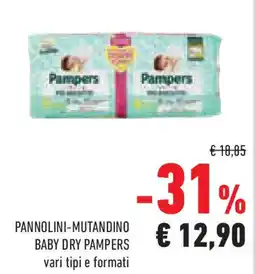 Conad Superstore Pannolini-mutandino BABY DRY PAMPERS offerta