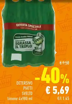 Conad Superstore Detersivo piatti SVELTO offerta