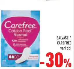 Conad Superstore Salvaslip CAREFREE vari tipi offerta