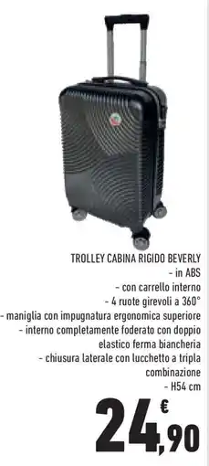 Conad Superstore Trolley cabina rigido beverly offerta