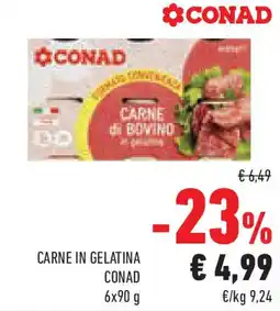 Conad Superstore Carne in gelatina CONAD offerta
