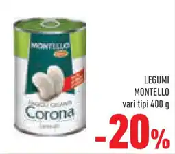 Conad Superstore Legumi MONTELLO offerta