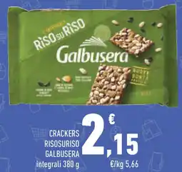 Conad Superstore Crackers risosuriso GALBUSERA offerta