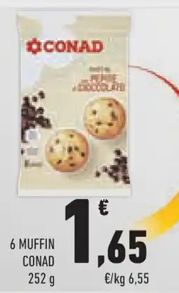 Conad Superstore 6 muffin CONAD offerta