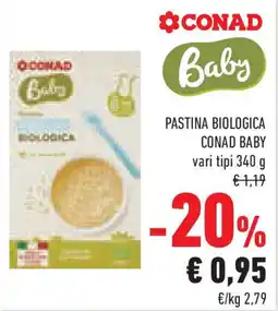 Conad Superstore Pastina biologica CONAD BABY offerta