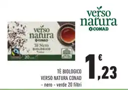 Conad Superstore Tè biologico VERSO NATURA CONAD offerta
