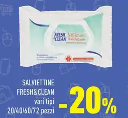 Conad Superstore Salviettine FRESH&CLEAN offerta