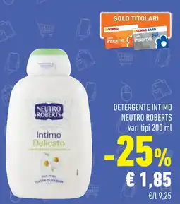 Conad Superstore Detergente intimo NEUTRO ROBERTS offerta