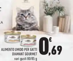 Conad Superstore Alimento umido per gatti diamant GOURMET offerta