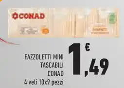Conad Superstore Fazzoletti mini tascabili CONAD offerta
