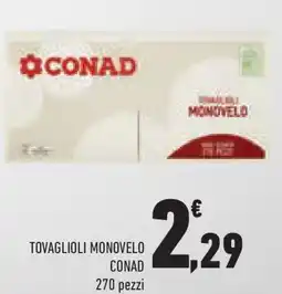 Conad Superstore Tovaglioli monovelo CONAD offerta