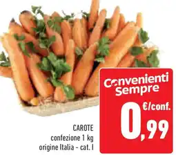 Conad Superstore Carote offerta