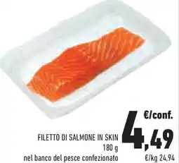Conad Superstore Filetto di salmone in skin offerta