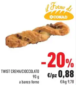 Conad Superstore Twist crema/cioccolato offerta