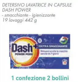 Conad Superstore Detersivo lavatrice in capsule DASH POWER offerta