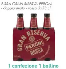 Conad Superstore Birra gran riserva PERONI offerta
