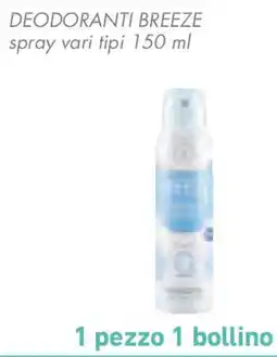 Conad Superstore Deodoranti breeze spray offerta
