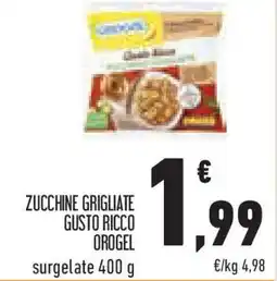 Conad Superstore Zucchine grigliate gusto ricco OROGEL offerta