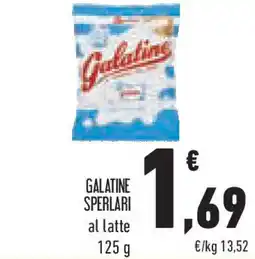 Conad Superstore Galatine SPERLARI al latte offerta