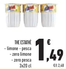 Conad Superstore The estathè - limone - pesca -zero limone offerta