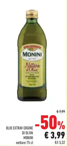 Conad Superstore Olio extrav ergine di oliva MONINI offerta
