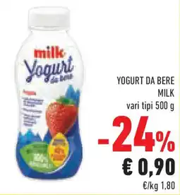 Conad Superstore Yogurt da bere MILK offerta