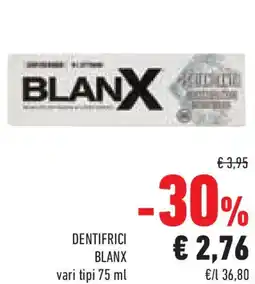 Conad Superstore Dentifrici BLANX offerta