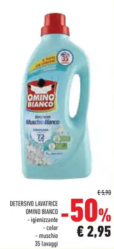 Conad Superstore Detersivo lavatrice OMINO BIANCO offerta