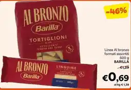 Unes Linea Al bronzo formati assortiti BARILLA offerta