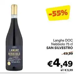 Unes Langhe DOC Nebbiolo SAN SILVESTRO offerta