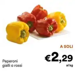 Unes Peperoni gialli o rossi offerta