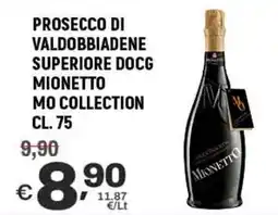 A&O Prosecco di valdobbiadene superiore docg mionetto mo collection offerta
