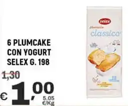 A&O 6 plumcake con yogurt SELEX offerta