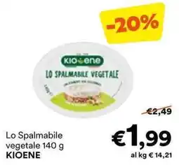 Unes Lo Spalmabile vegetale KIOENE offerta