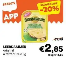 Unes LEERDAMMER original a fette offerta