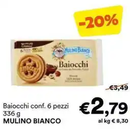 Unes Baiocchi conf. 6 pezzi MULINO BIANCO offerta