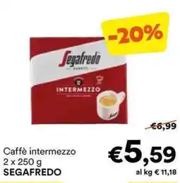 Unes Caffè intermezzo SEGAFREDO offerta